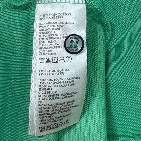 Tommy Bahama T225202 5 O'Clock IslandZone Camp Shirt Jade Cream XXXL NWOT - Picture 7 of 9